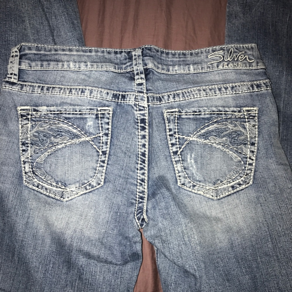 Silver jeans
